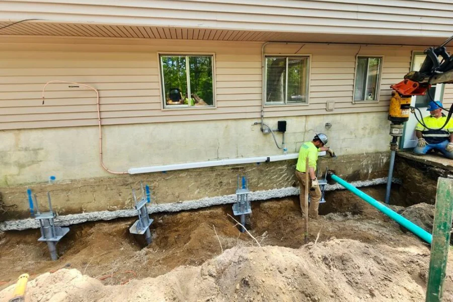 Helical Pier Installation Alexandria VA